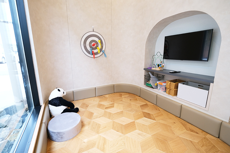 きむら内科内視鏡クリニック 一宮市 キッズスペースがあり、子ども連れでも安心