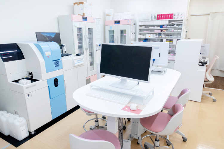 日暮里レディースクリニック 荒川区 各種検査機器も導入している