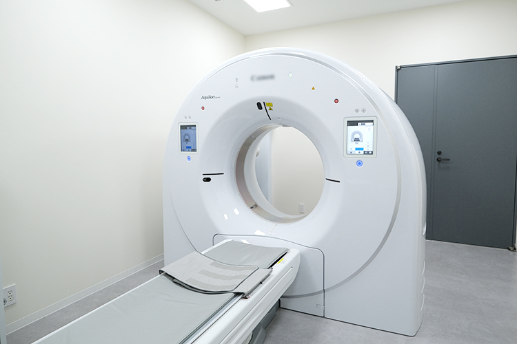 PLAZA　CLINIC 港区 CTを活用し、短時間で精度の高い診断を行っている