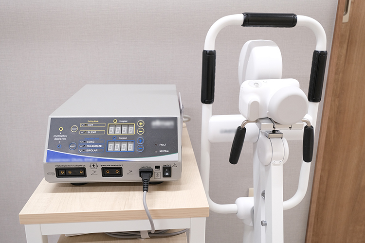 りなレディースクリニック 西宮市 検査機器が充実。精密検査まで院内で完結できる体制を整えている