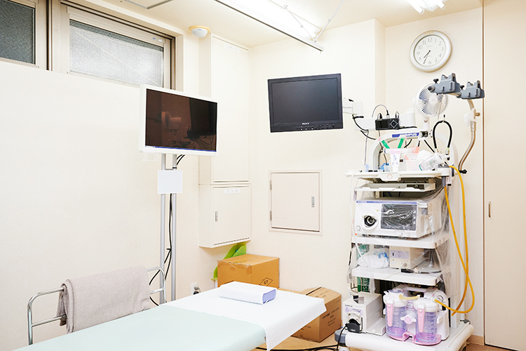 やまもと消化器内科クリニック 中野区 清潔に保たれた内視鏡室