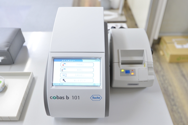 院内でグリコヘモグロビン(HbA1c)の測定も行っ ている 18336 ma 5 1411640559