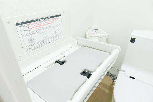 乳幼児のおむつ替えもスムーズに行える Cs 5
