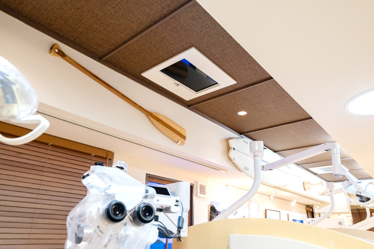 インテリデント中央林間相模歯科 大和市 こだわりのある快適な空間でリラックスして治療が受けられる