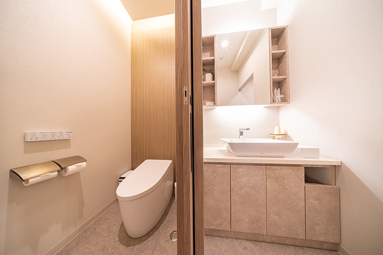 国分寺NOKAデンタルクリニック 歯科口腔外科・矯正歯科 国分寺市 衛生面にも細心の配慮がされたトイレ