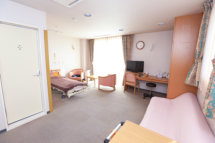ピーチベルクリニック 安城市 周りを気にせずリラックスできるよう、個室になっている