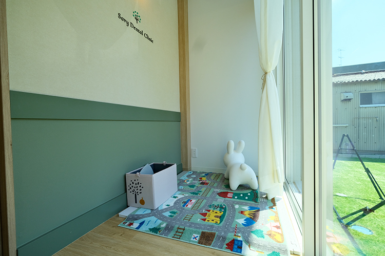 Savy Dental Clinic 岐阜市 キッズスペースもあり、子どもも通いやすい
