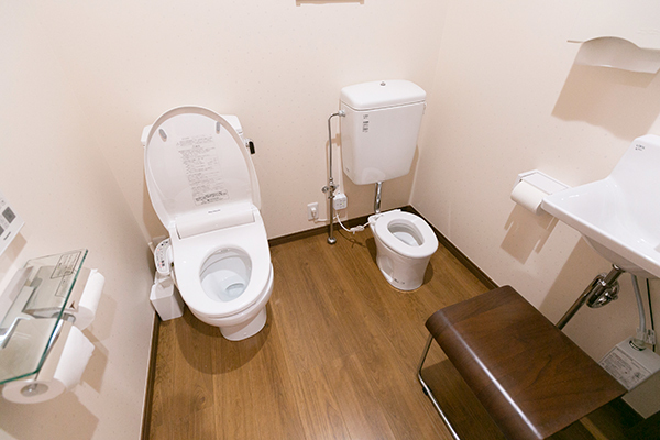 森岡小児科医院 大田区 子ども用トイレも完備している