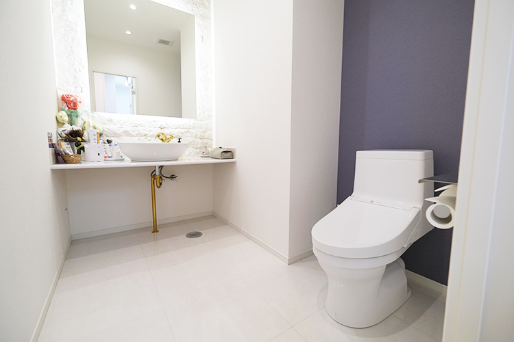 HIKARI矯正歯科クリニック 鎌倉市 ラグジュアリーな雰囲気のトイレ