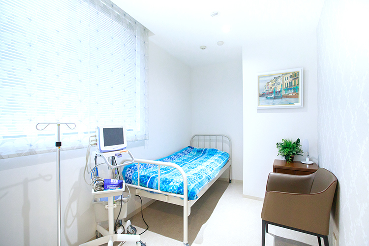 みやぎしレディースクリニック 目黒区 検査後に休息できるリカバリールーム