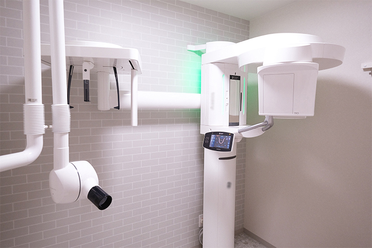 ななほし歯科おとなこども歯科クリニック 大阪市東住吉区 先進のCTを導入し、治療の提案に役立てている