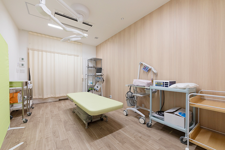 水藤乳腺甲状腺クリニック 善通寺市 手術が必要な患者のため、オペ室を完備