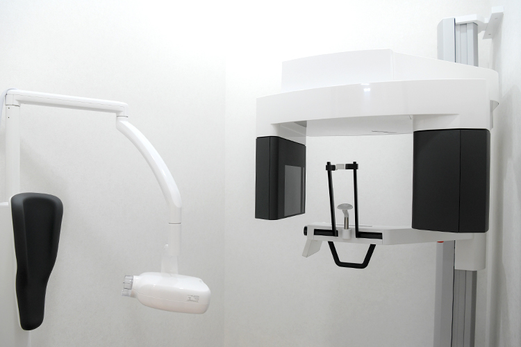 西原デンタルオフィス 中野区 体への負担が少ないデジタルエックス線撮影装置を完備