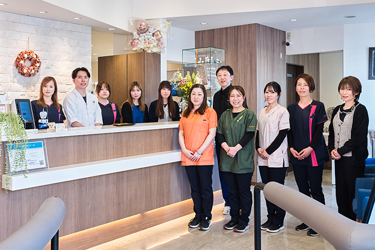 ブライトデンタルクリニック 所沢市 スタッフ一丸となり、患者の歯の健康を守るためにサポート