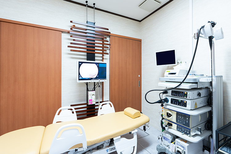 前田医院 東広島市 精密な検査を可能とする内視鏡、痛みが少ないのが強み