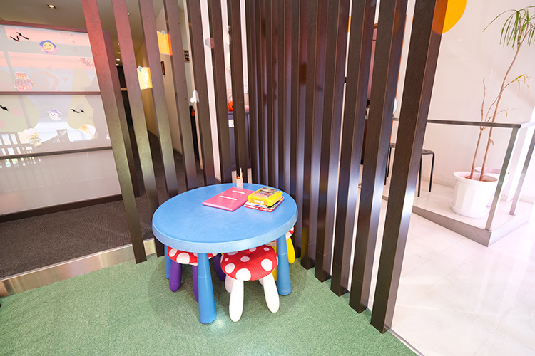 たいよう歯科・矯正歯科クリニック  大和市 キッズスペースなど誰でも通いやすい工夫がされている