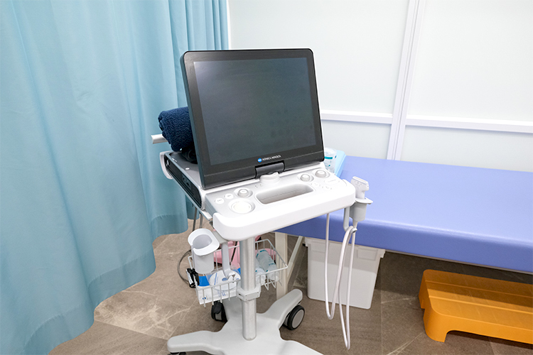 おかざき足の血管外科・痛みのクリニック 岡崎市 超音波検査を用いた診療を得意とする