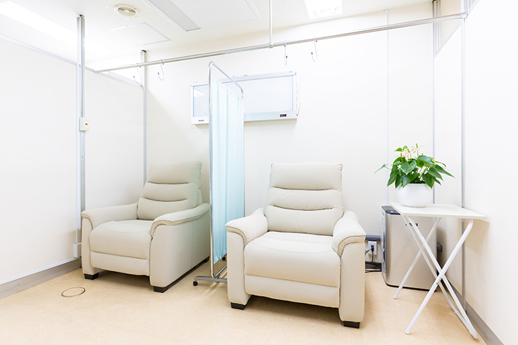 ふるた赤坂・脳神経と内科クリニック 福岡市中央区 仕事の合間にほっと一息つける空間