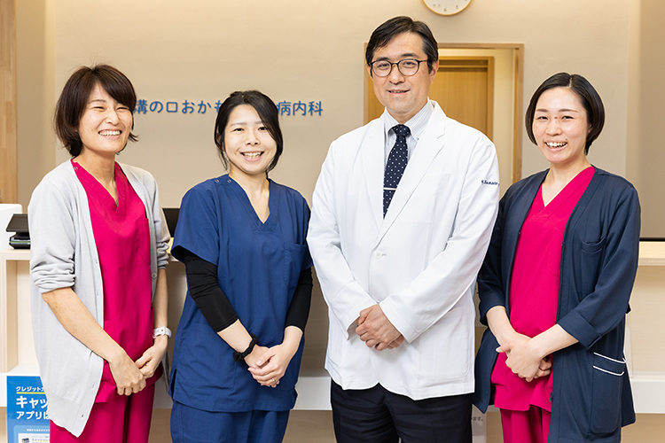 溝の口おかもと糖尿病内科 川崎市高津区 スタッフと医師とが密に連携した糖尿病治療を提供