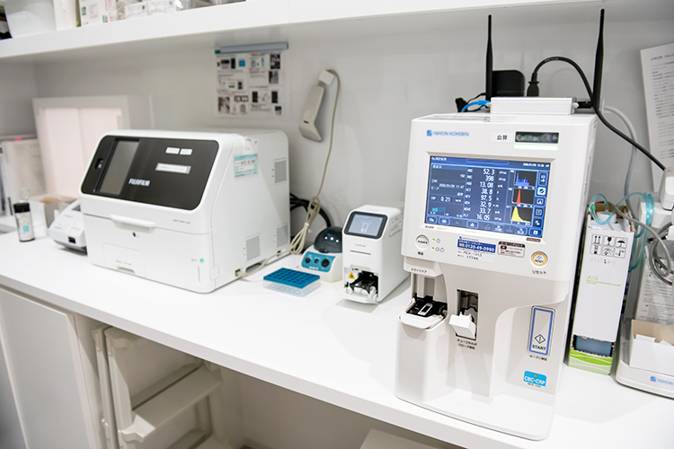 きむら内科・外科、膵臓クリニック 大阪市阿倍野区 幅広い検査に対応するための検査機器が充実