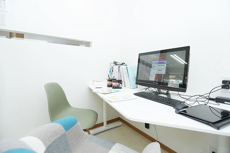 ふじもと歯科診療所 神戸市東灘区 個室のカウンセリングルームも完備