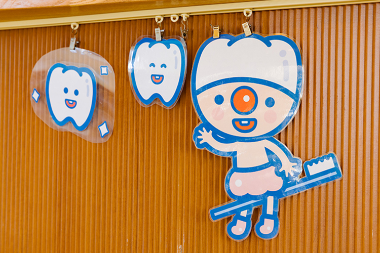 延岡こども歯科・おやこ歯科 延岡市 オリジナルキャラクターのぱっちちゃん