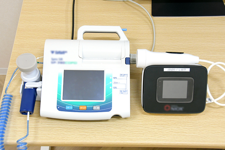 しばた内科呼吸器クリニック 柏市 呼吸機能検査機器を充実させ、咳や喘息の診断精度を向上