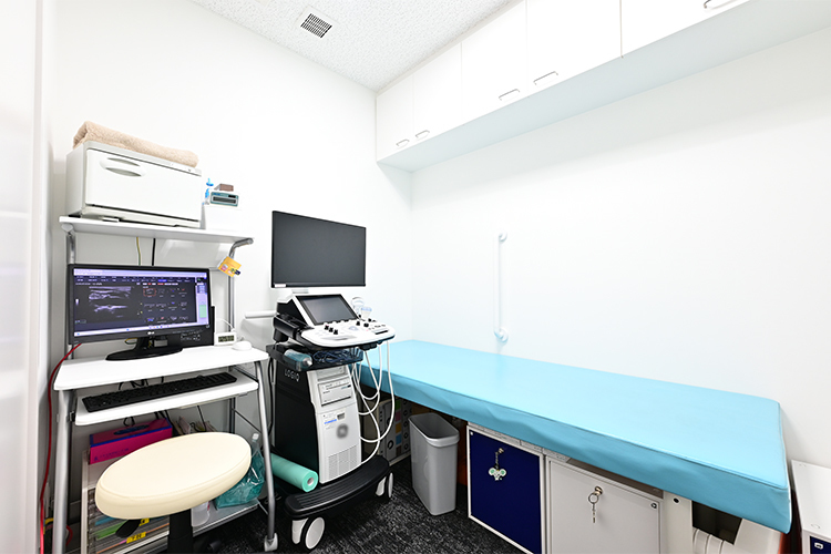 金沢内科クリニック 横浜市金沢区 超音波検査を用いて甲状腺などの異常を確認していく