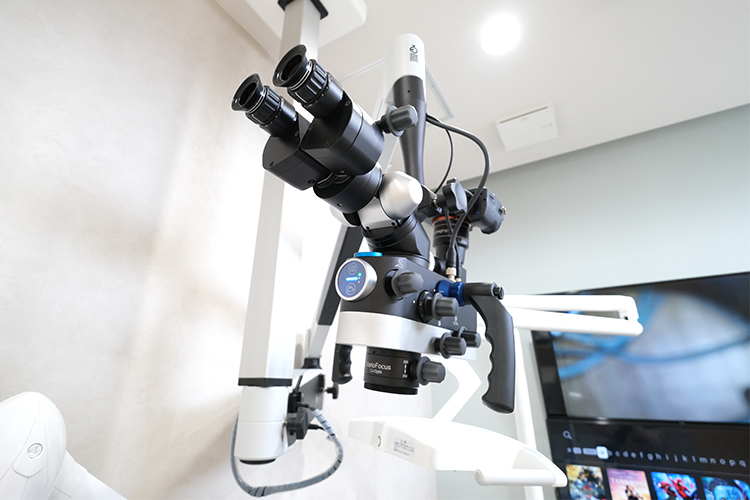 こばやし歯科 愛西市 マイクロスコープを用いた根管治療にも対応