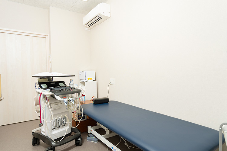 はまぐち呼吸器・内科クリニック 松山市 プライバシーに配慮した落ち着いた空間で検査を受けられる