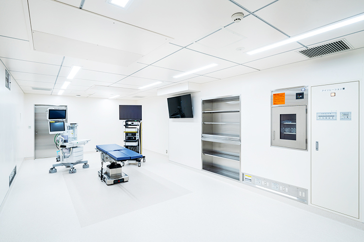 東京日本橋 早期肺がん日帰り手術クリニック 中央区 早期肺がんに特化した設備を備える手術室