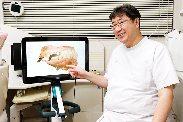 石歯科クリニック 神戸市中央区 精密な診断のため、先進機器の導入も行っている