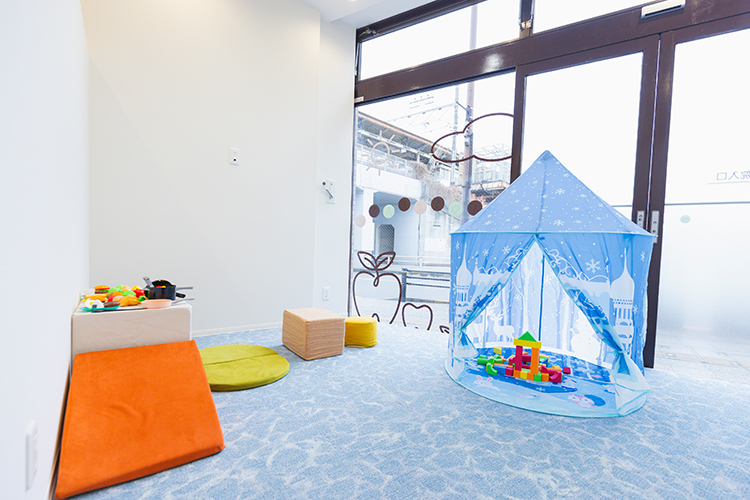 日野Life歯科・矯正歯科 日野市 親子でも通いやすいようにキッズスペースも完備