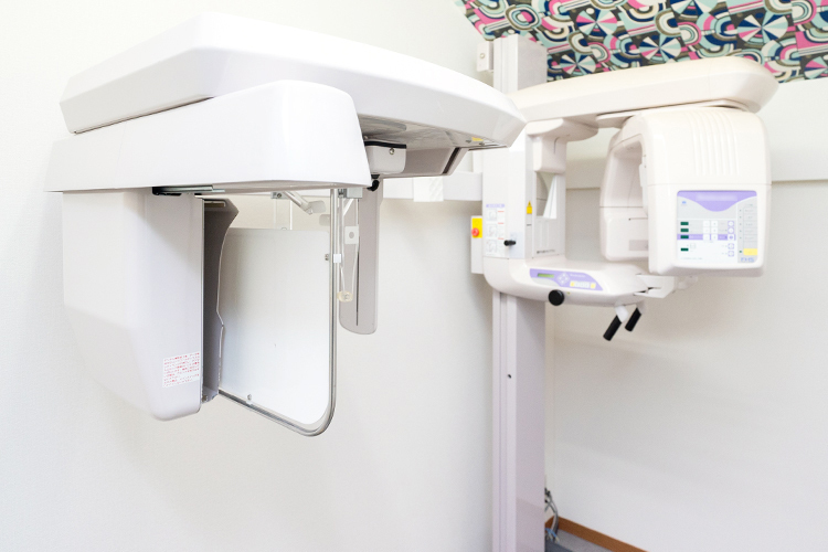 七光台歯科クリニック 野田市 被ばく量の少ない、先進の歯科用CTを備えている