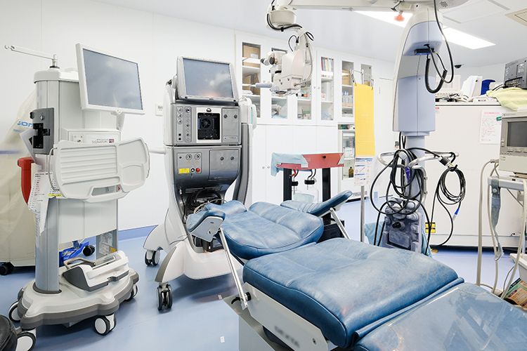 セントラルアイクリニック 名古屋市中村区 各種検査機器がそろっているのも強み