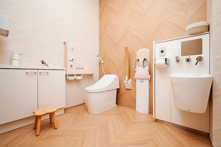 いしさか脳神経外科クリニック 目黒区 院内・トイレともにバリアフリーのため、通院しやすいのも魅力