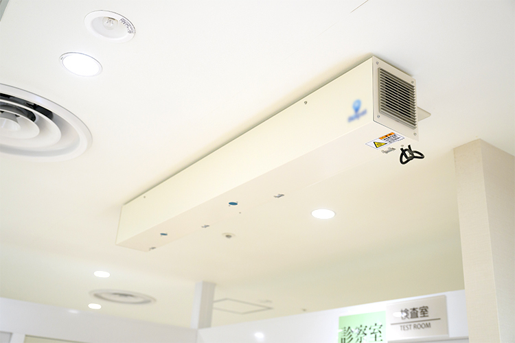 錦糸町テルミナかわもと眼科 墨田区 空気清浄機を設置。感染症対策にも力を入れている