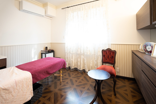 梅岡レディースクリニック 松山市 産後エステが受けられるエステルームを完備