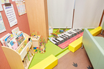 なかのこどもクリニック 寝屋川市 おもちゃがたくさん用意してあるキッズルームも完備