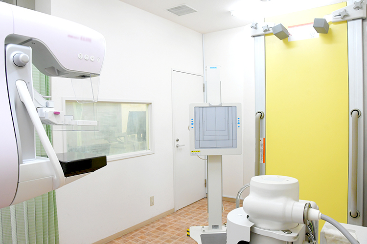 打瀬並木道クリニック 千葉市美浜区 デジタルレントゲン、マンモグラフィなど検査機器が充実している