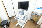 せき山王クリニック 大田区 循環器を診るエコーも備えられている