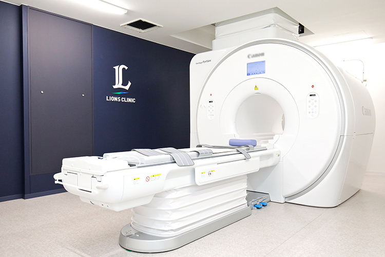 ライオンズ整形外科クリニック 所沢市 肉離れなどの診断にも活用しているという先進のMRI