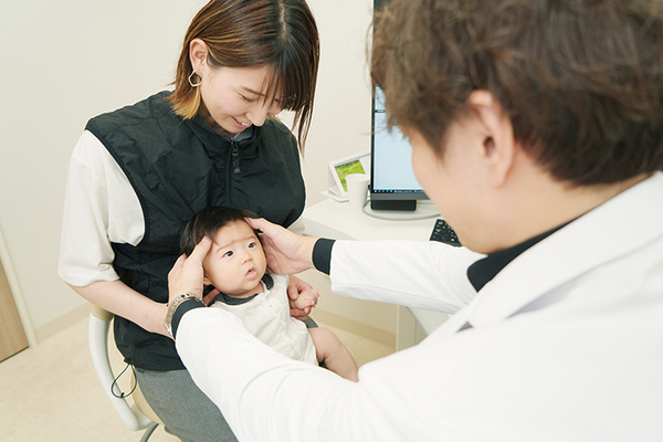 宮前平脳神経外科クリニック 赤ちゃんの頭の変形に詳しいクリニックを受診