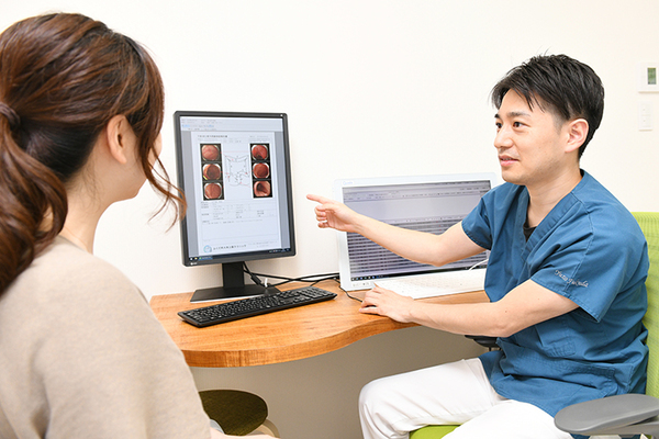 ふくだ代々木上原クリニック 問診と検査についての説明