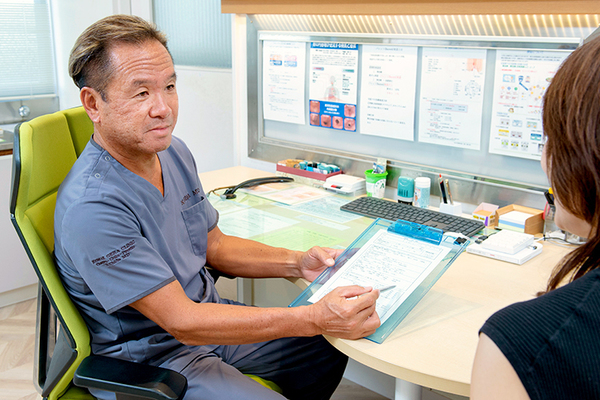 狛江外科胃腸科医院 問診と事前説明