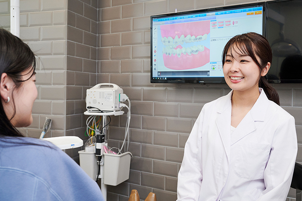 永福町駅前歯科・矯正歯科・小児歯科 気になる部分を確認しながらのカウンセリング