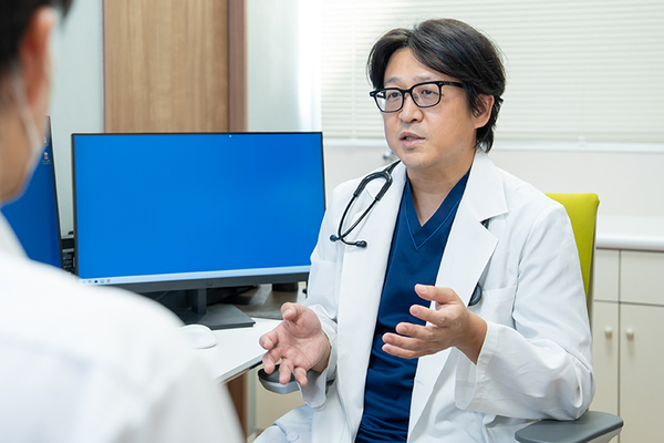 松井医院 症状や生活環境について問診される