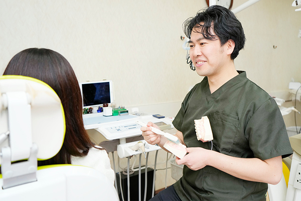 別部歯科医院  まずは問診からスタート