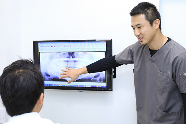 たかす歯科クリニック 問診と視診で口腔内の現状とこれまでの習慣を把握
