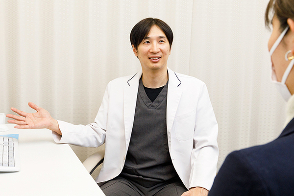 明石やまだ内科歯科クリニック 問診と検査説明